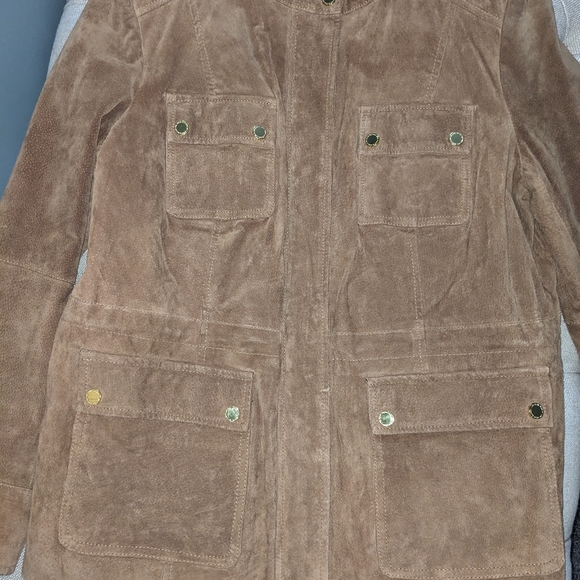 Tan suede jacket - Picture 7 of 10
